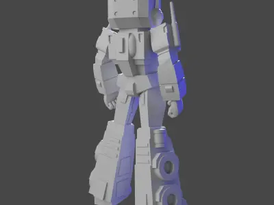Optimus Prime Sylized-Chibi 3D model