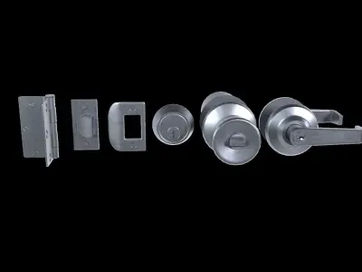 Door Parts Free 3D model