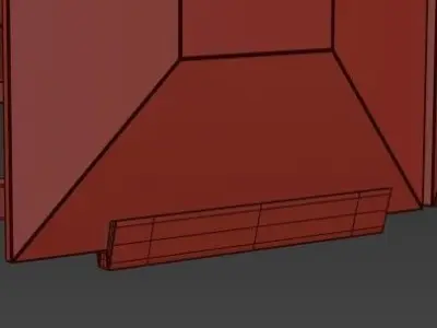 lampa harlow crystal round floor amber 3D model