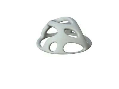 SciFi Cube Object No 44666 Low Poly Shape Low-poly 3D model