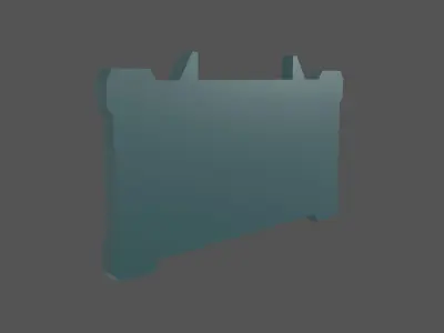 UHD High tech Graphical Interface v6 005 Low-poly 3D model