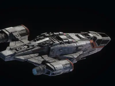 Bounty Hunter Ship - Star Wars 3D model