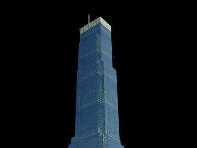731 Lexington Ave - NYC Low-poly 3D model