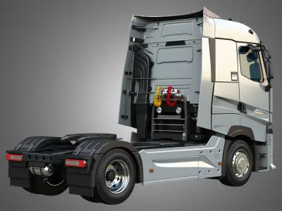 T520 - High Range Truck - Single Axle - Standard Version 3D model