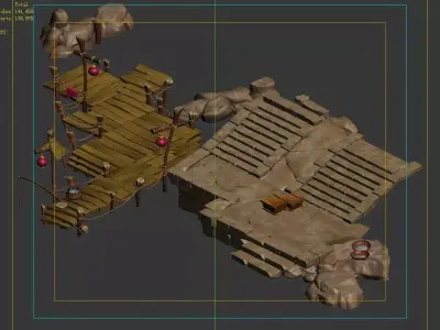 City - Pier 23 3D model
