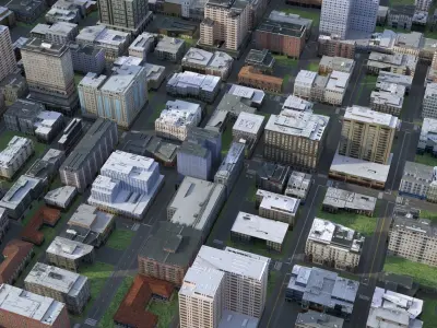 City 110 Low-poly 3D model