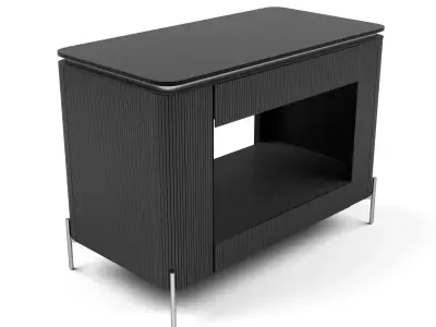 Universal Furniture - Nina Magon Iris Nightstand Low-poly 3D model