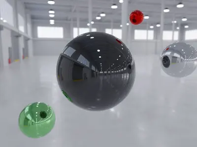 HDRI - Industrial Warehouse Interior 5 Texture