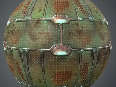 Scifi Vol 90 -  Game PBR Textures Texture