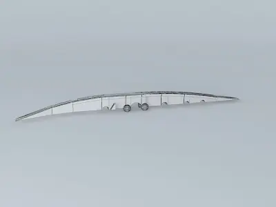 San Fernando Zuazo Bridge Free 3D model