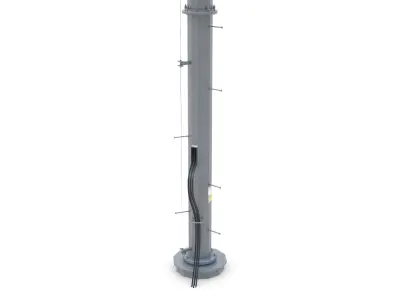 Telecommunication Tower 01 3D model