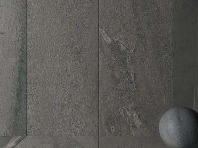 Stone Wall Tiles Santorini Fume 120x270 Set 1 Texture