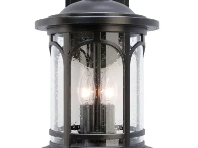 uoizel Marblehead 3 Light 14 in Mystic Black  3D model
