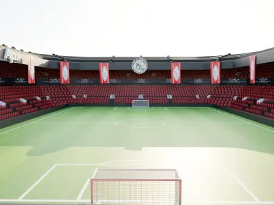 Ajax Football Stadium Low-poly 3D model