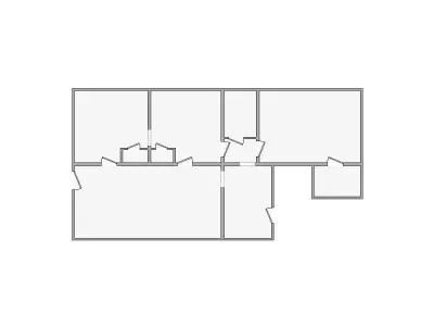 Simple Interior Sketch - 501-1000 SF - Xactimate - Matterport 3D model