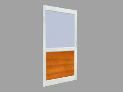 Office Door Low-poly 3D model