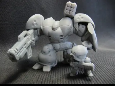 CHIBI-TECH SD - ANACONDA CORE 3D print model