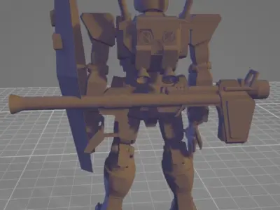 RX-78-2 Gundam  3D print model 3D print model