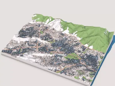 Caracas City Venezuela 3D model