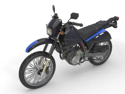 Generic Motorcycle 05 3D model