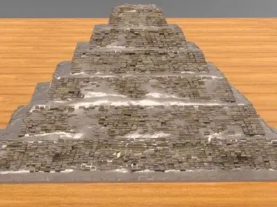 Step Pyramid of Djoser 3D print model