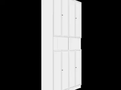 ikea BILLY OXBERG v6 3D model