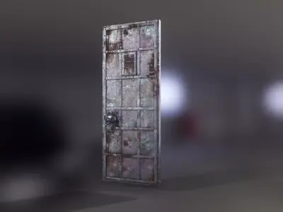 Door 03 Low-poly 3D model