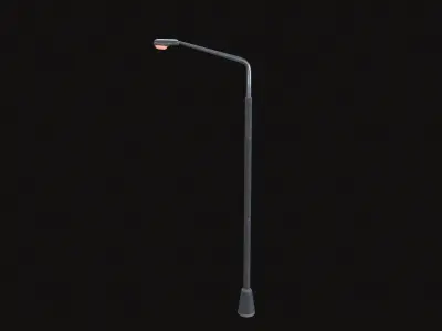 Lamp Post Low-poly 3D model purchase