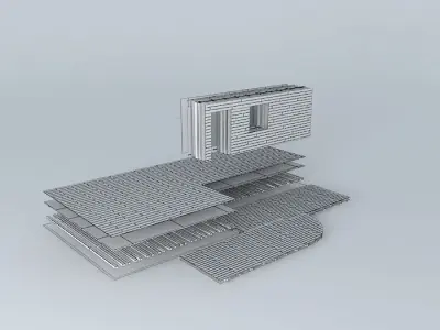 Multi layers layouts Free 3D model