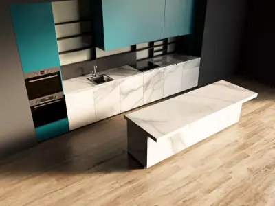 24-Kitchen12 matte 2 3D model