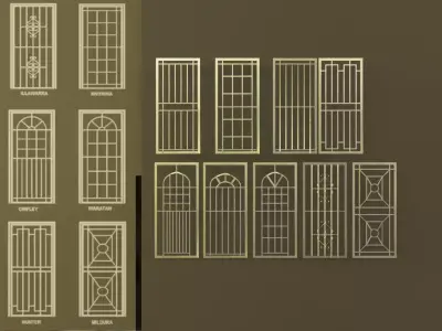 door fence asset001 3D model