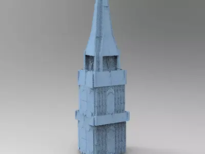 Third age Fort architecture Tower 3D model