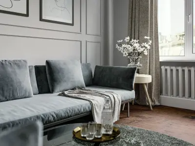 Interior Scene 01 - Corona sample 3D model