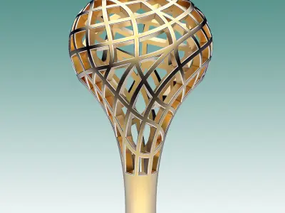 Ring Sphere Dome 3D print model