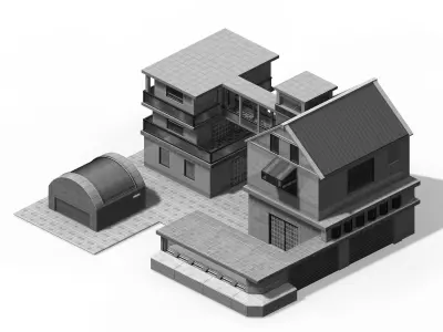 Future World - Factory 02 3D model