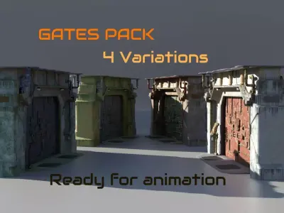 Gates 3D model