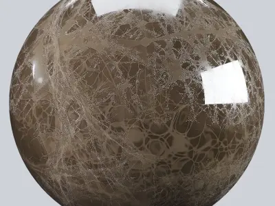 Brown Casa Emperador Marble Texture PBR Vray Corona 400 x 400 cm Texture