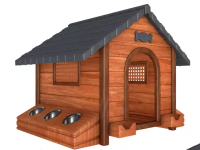 Dog House Collection 3D model