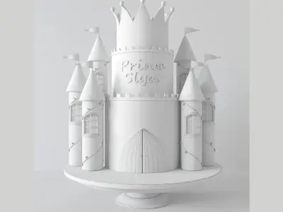 Toy castle 3D model