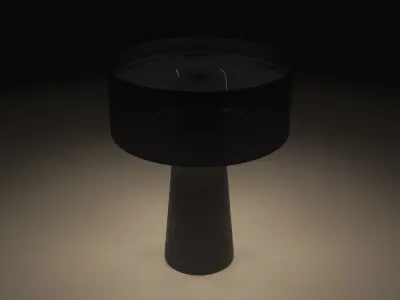 Glass lamp Abat-Jour - BeB Italia 3D model