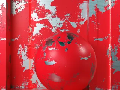 4K Painted Metal Textures  - PBR - 7 Colors - Painted Metal Texture