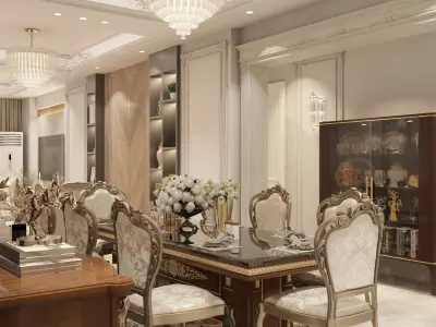 CLASSIC INTERIOR HOME 3D model