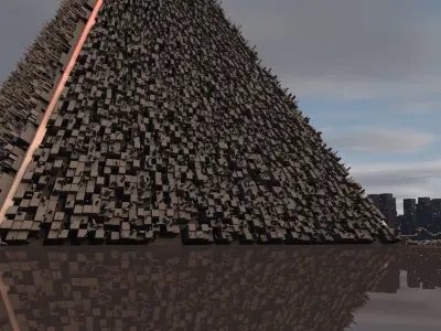 Pyramid alien 3D model