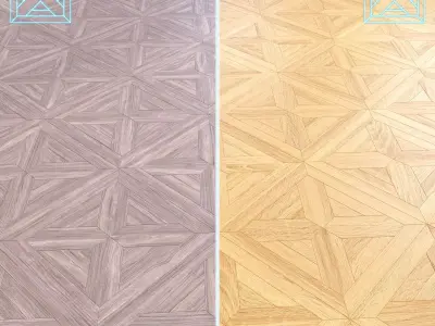 Parquet - Laminate - Wooden floor 2 in 1 Low-poly 3D model 200
