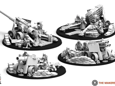 Valour Korps - Artillery 3D print model