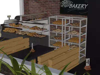 Bakery shop 3D model