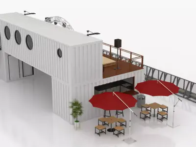 Container Scene Theater 3D model