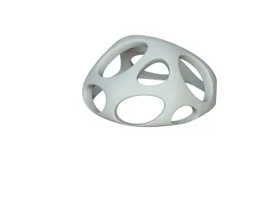 SciFi Cube Object No 55611 Low Poly Shape Low-poly 3D model