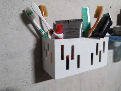 Brush Stand 3d STL  3D print model