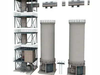 Fuel Plant 3D model